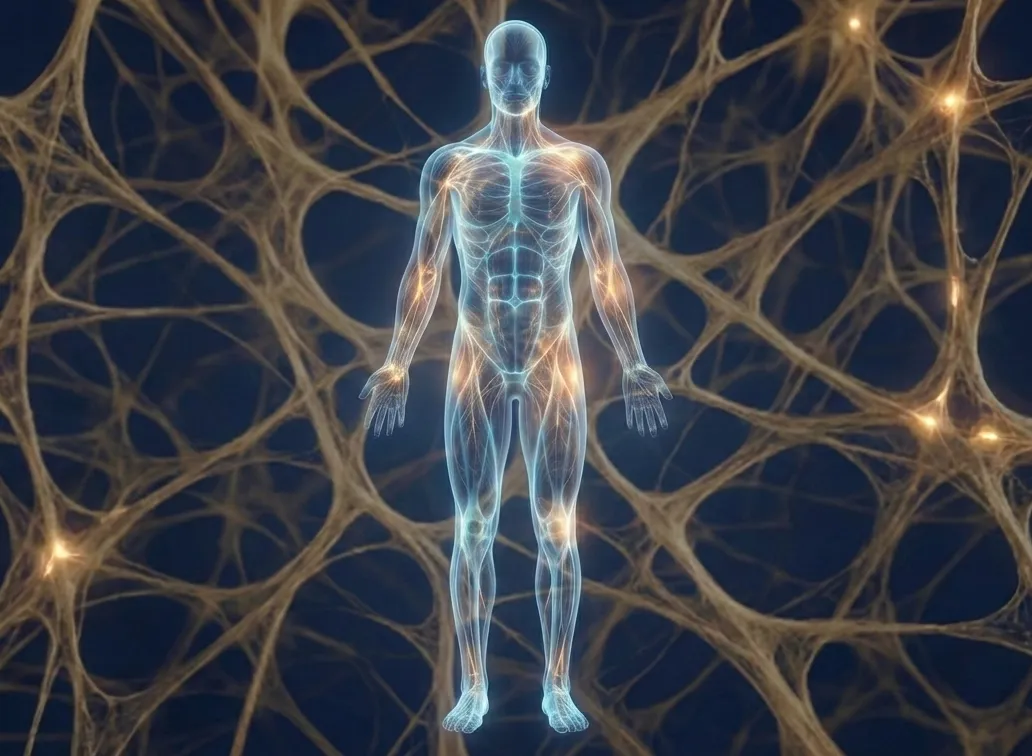 The invisible web of fascia connecting the human body